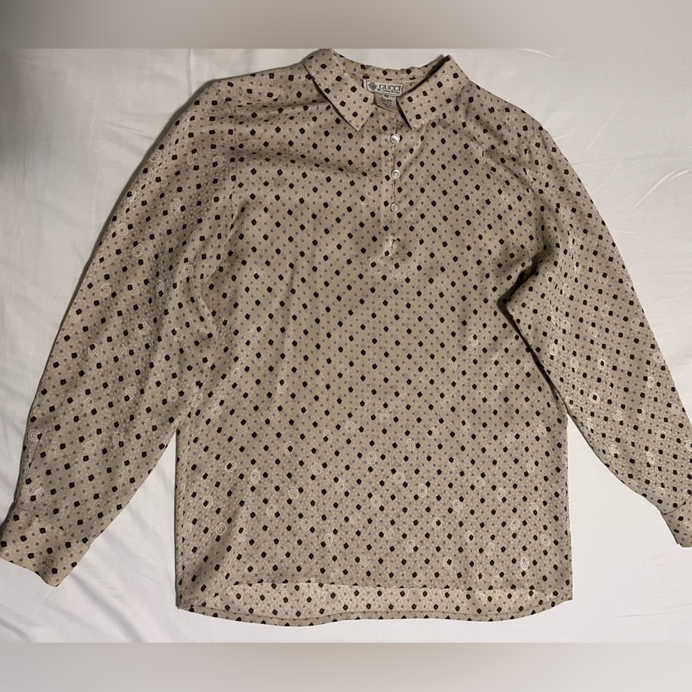 Gucci vintage silk blouse